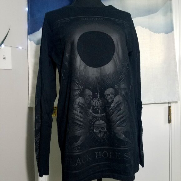 Killstar "Black Hole Sun" Long Sleeve Tee - Picture 1 of 8